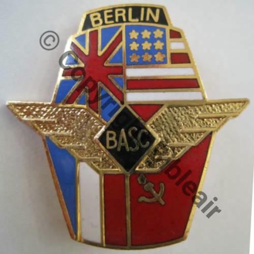 NH Base Allied Safety Control  BERLIN GB USA  SM Tambour Quadrille fin Sc.balthazar668 36Eur08.10 