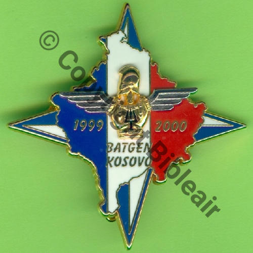 NH  BATGEN KOSOVO  17eme RGP & GENIE AIR  99 2000  LR PARIS Griffes et butees Dos scintillant No495 9Eur(x5) 