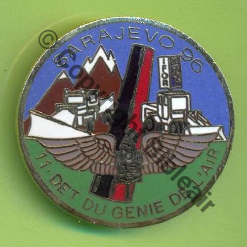 NH  BOSNIE 11eDet SARAJEVO IFOR 15e RGA 03.96 07.96  TOUL EMBAL Tambour Quadrille fin No119 Src.Y.GENTY 15Eur(x2) 