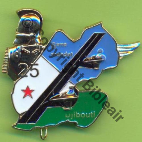 NH  DJIBOUTI Det GENIE AIR  6eMANDAT De Griffes et butees... Src.Y.GENTY 19Eur(x2) 