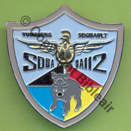 NH  FRANCE SDGA BA 112  SM Bol fenetre oval tronque Dos lisse No83 Src.Y.GENTY 27Eur11.09