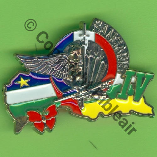 NH  MALI 4eCOGA 25e RGA SANGARIS IV  De Griffes et butees Dos lisse No 01 Src.Y.GENTY 25Eur08.17 