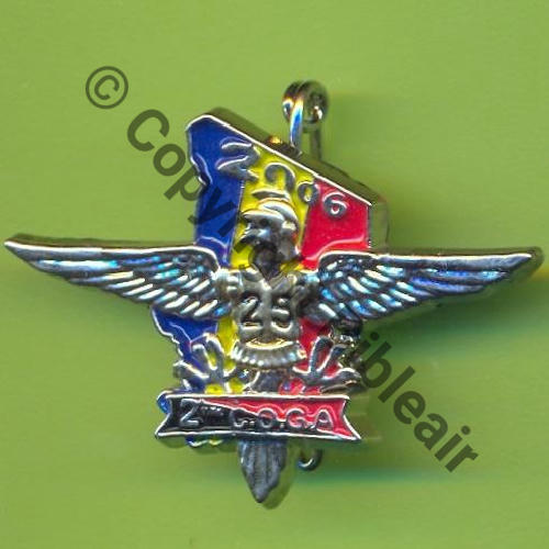 NH  TCHAD 2eCOGA 25e RGA 2006 IMC Griffes Dos lisse Src.Y.GENTY 16Eur(x3) 