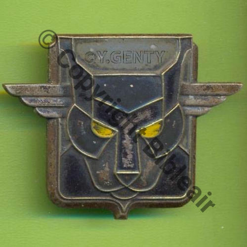 AA NH Cie Defense Passive Air 1942  NOIR BLEU  DrBer  3 Anneaux Embouti Src.Y.GENTY 26Eur08.07