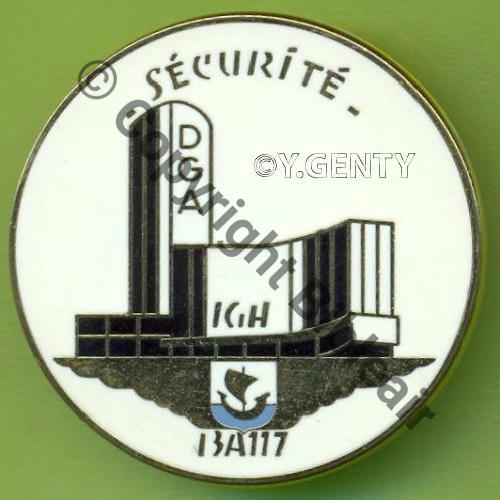 PARIS NH  SSIS DGA BA.117  AB.PARIS resserre sous epingle Bol prison Granuleux irreg brillant Src.Y.GENTY 19Eur(x3)
