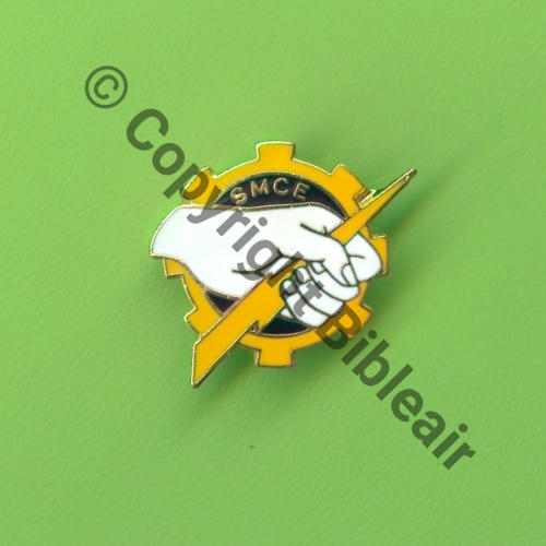 NH SERVICE MAINTENANCE CENTRALE ELECTRIQUE BORDEAUX MERIGNAC  INSIGNIA Tambour Dos ecailles triangles 22x18mm Src.Y.GENTY 20Eur(x2) 