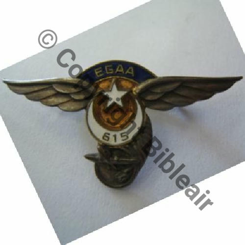 EGAA 615  MEDIOUNA  A.AUGIS ST BARTH LYON en bordure en haut Bol fenetre allonge Dos lisse Embouti Src.leberetvert 76Eur(x3) 