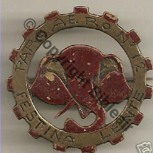 NH PARC AVIATION No12 FESTINA LENTE environs TOULOUSE circa1942 cf.B.THEVENET  SM Peint Eping soudee Dos lisse irregSc.03volet 200Eur05.08