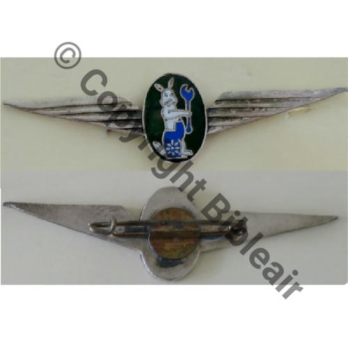 NH SECTION SPECIALISEE du PARC AVIATION 234.101 TOULOUSE  SM Bol laiton Dos lisse  Src.Y.GENTY Collect JM 