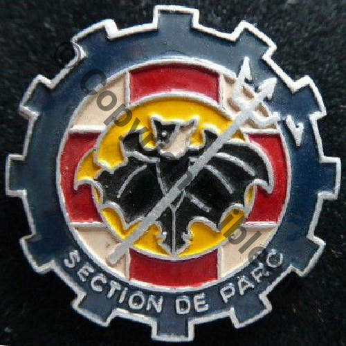 NH SECTION de PARC 1.13 ou de la 13e ECN NIMES  (1941) A.AUGIS ST.BARTH LYON Alu peint Dos grenu Eping Src.centgardes 400EurInv 