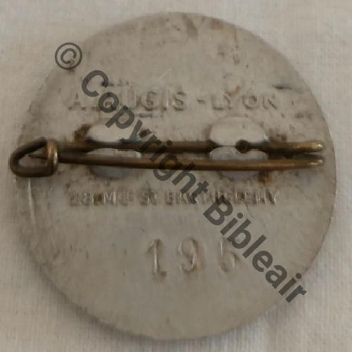 NH  CRRT.83  Alu peint A.AUGIS LYON ST.BARTH 2Lign Dos lisse No195 Src.machax 140Eur05.26 