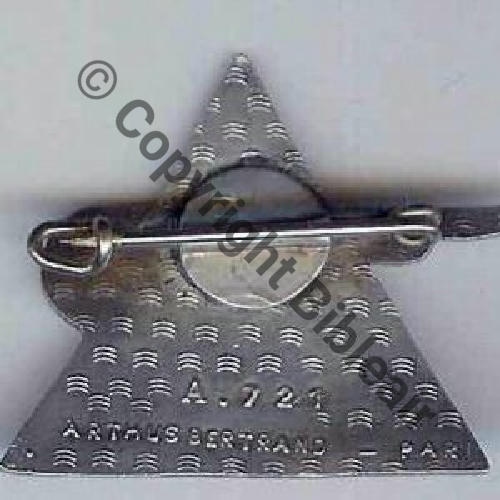 ARTHUS BERTRAND PARIS Bol Poinconne Chevrons 