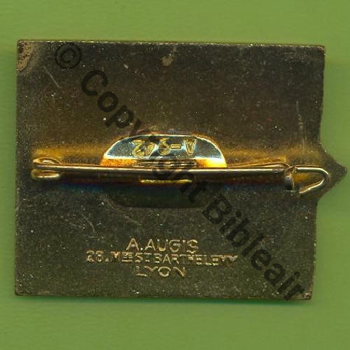 AUGIS 1966+ Type A.AUGIS ST.BARTH LYON 3Lignes Relief 1966+ No HOMOLOGATION SUR BOL FENETRE ALLONGE  Src.Y.GENTY - Copie