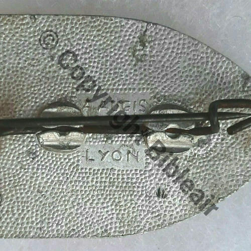AUGIS Type A.AUGIS LYON 2lignes sur cartouche Alu Src.leberetvert 