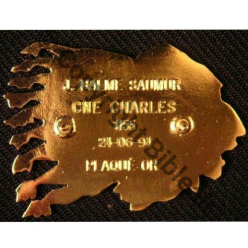 BALME Plaque OR
