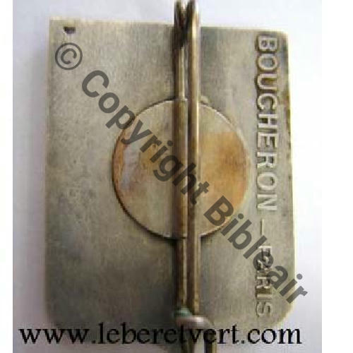 BOUCHERON PARIS +Poincon  INS TERRE Sc.leberetvert