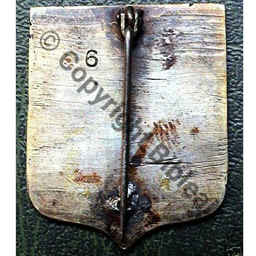 No6 NORMANDIE GC3  Fab DAMAS Eping bascule Dos irreg ARGENT Peint No6 LTT POZNANSKI mort en SAC 13.04.43 Sc.kokoshnik 3999Eur Inv