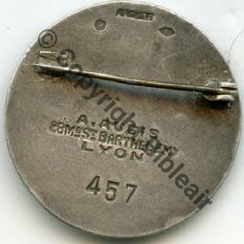 POINCON ARGENT x2 AUGIS +grave ARGENT No457 Src.vici1916 177Eur12.12 