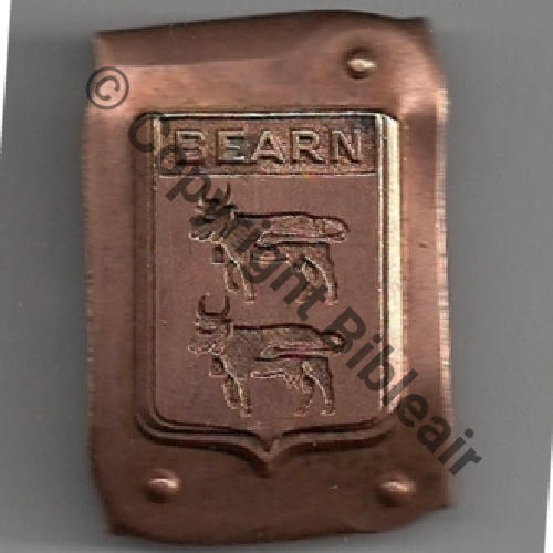 ESCADRON TRANSPORT BEARN  DrPNOM Guilloche Flan brut sans attache Sc.dannydunkan 10Eur04.10