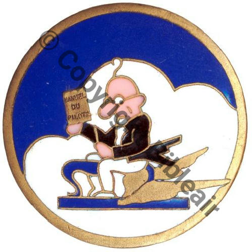 ECOLE AERIENNE PILOTAGE Civile a mon avis  AB SM Bol poinconne Dos lisse irreg Sc.JP.MEHL 254Eur03.10 