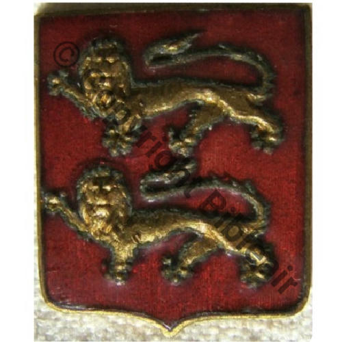 NORMANDIE  GC.3 PEU PROBABLE LIONS RELIEF  SM 2Pts attache KC Dos lisse irreg Sc.quivivefrance 100EurInv 
