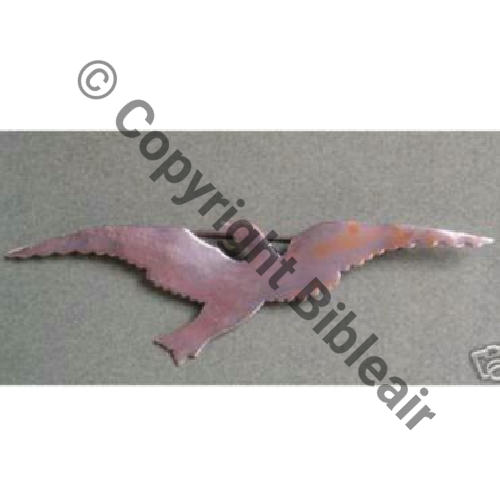 OISEAU Fab artis metal mince Dos lisse Eping bascule 110x35mm  Sc.demar3436Eur09.07