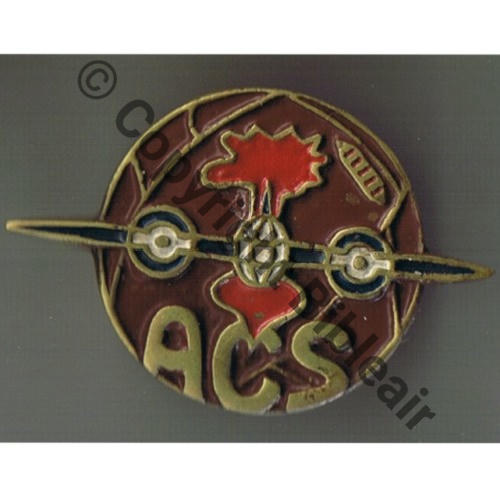 ACS AERO CLUB SAIGON INDO Fab Perso COPIE recente Bol fenetre allonge colle araldite Alu decoupe Dos lisse plat et raye Sc.S.GARNIER 