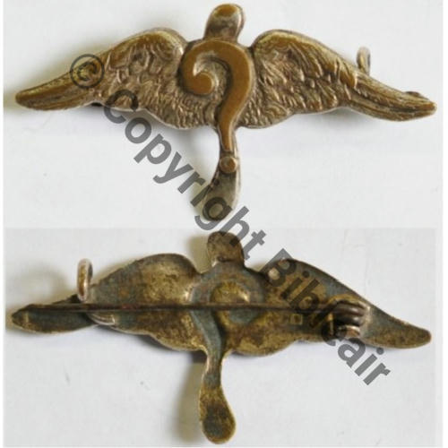 016  INS SOUVENIR 1920... SAL.16  203eDRILLE 1eRB... Bronze  SM Eping bascule Embouti Poincon carre Src.lavionamoteur 28Eur(x2) 