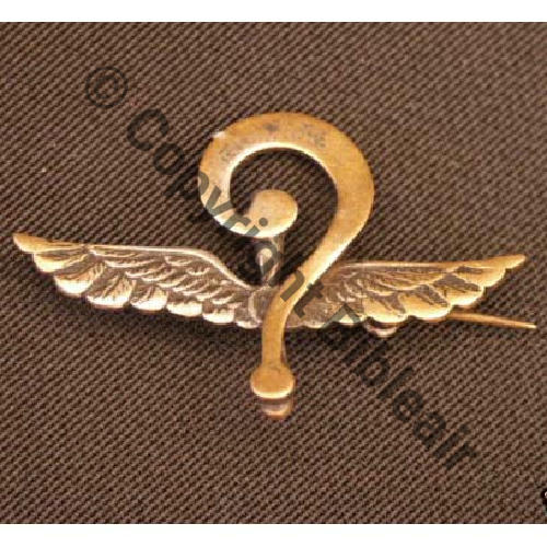 016  INS SOUVENIR SAL.16 Gros Point Interrogation Cuivre  SM Dos lisse Embouti Eping bascule longue Sc.armaguedon 21Eur03.09