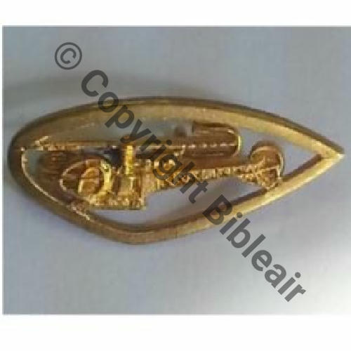 ALOUETTE 2 COMMEMO ARRIVEE ALII DANS AA ALGERIE Broche Or 1956 SM Bol fenetre coupe Src.christophewendysrplus 15Eur12.16 