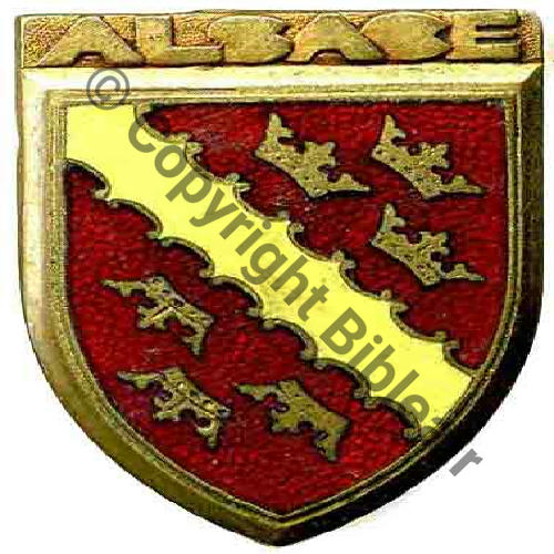BLASON ALSACE SM Bol Dos lisse 