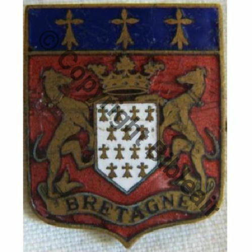 BLASON BRETAGNE... SM Bol fenetre Dos lisse irreg Sc.quivivefrance 50EurInv 