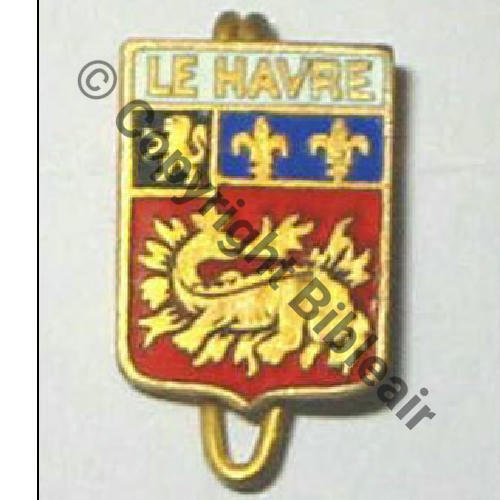 BLASON LE HAVRE FAUSSE ESCADRILLE NEUNEU Sc.las san 18Eur02.09