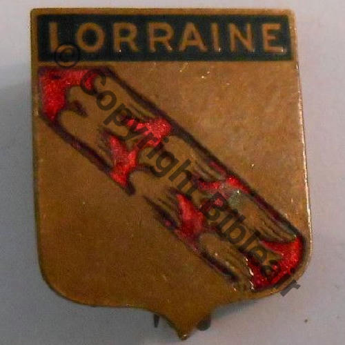 BLASON LORRAINE  SM Dos lisse irreg Eping soudee Src.khovan38 19Eur05.14 