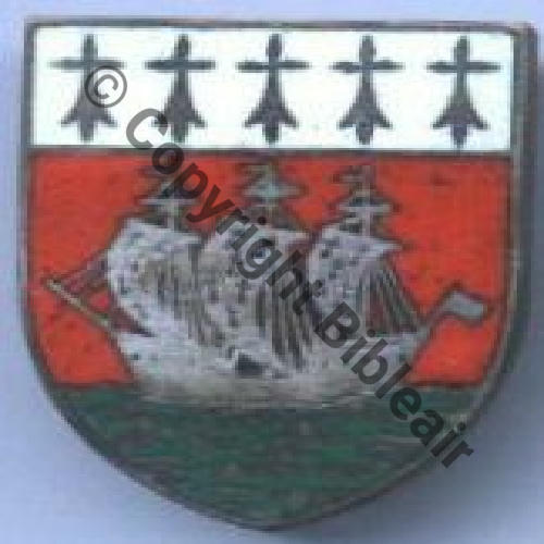 BLASON NANTES et non Drille ERV93 SM Bol prison Dos lisse irreg 6Eur Ebay09.06 