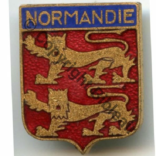 BLASON NORMANDIE A.AUGIS 25x20mm Sc.imperium111 23Eur05.11 