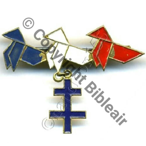 BRELOQUE AIR..  SM Epingle bascule bijoutier cocottes embouties Sc.STELLA 28EurInv
