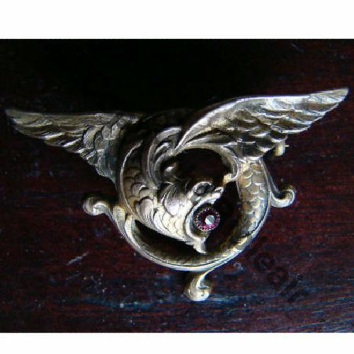 BROCHE CHIMERE   SM Eping bascule 49mm Src.ikebanas 20Eur05.13 