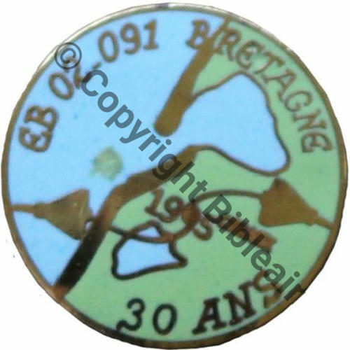 PINS BRETAGNE EB.2.91 30ANS 1Attache Pins Dos quadrille fin Src.A.SUMO 10EurInv