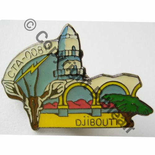 PINS CTA.811 DJIBOUTI   Attache PINS 32mm Src.arz872 1EurInv  