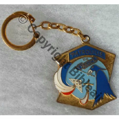 PORTE CLEF PATROUILLE FRANCE souvent bricole en insigne Src.T.LECLERE 12EurInv 