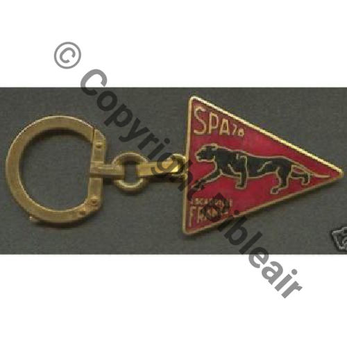 PORTE CLEF SPA.78 souvent bricole en insigne FAUX Sc.JJ.LECLERCQ 50Eur07.07