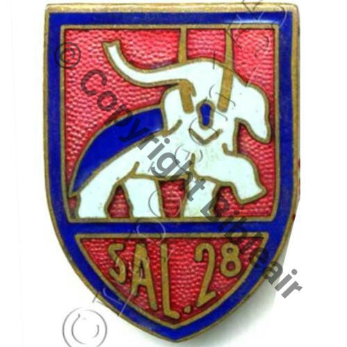 A1381  1944.46 A1381NH 1eDRILLE SAL.28 GBM.1.19 GASCOGNE  A.AUGIS LYON 1Ligne 2Anno Dos irreg Sc.STELLA 212Eur02.08 