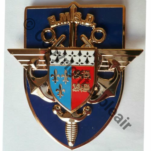 G5172 EMSD RENNES   AB 2Attaches PINS Dos scintillant Src.france.militaria 54Eur04.15