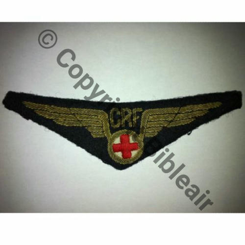 AILE POITRINE CROIX ROUGE FRANCAISE  DIEN BIEN PHU Canetille 110x33mm Src.kepi.76 53Eur06.12 