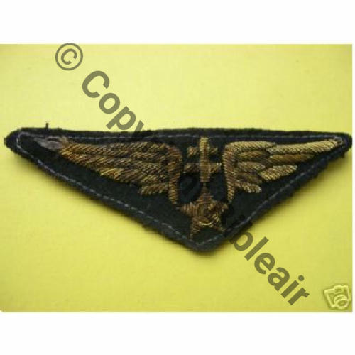 AILE POITRINE PILOTE FAFL Brode cannetille  Agraffes rapides au dos Sc.gustou29 80Eur07.07
