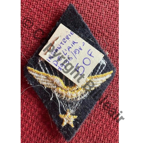 BREVET PARA INFANTERIE AIR Losange cree 26.08.38 remplace par Brevet Metal 1.06.46  Src.nicolas.dugoujon 160EurInv 