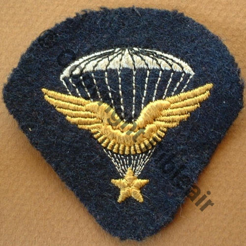 BREVET PARA INFANTERIE AIR fond bleu cree 26.08.38 remplace par Brevet Metal 1.06.46  Sc.argitxu 43Eur(x2) 