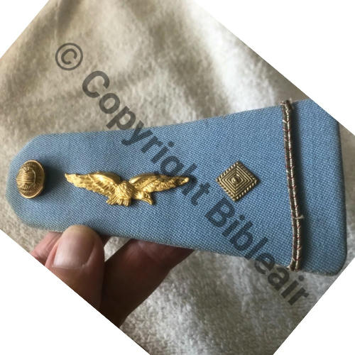 PATTE EPAULE ASPI BLEUE GROS CHAROGNARD ARMEE ETRANGERE... Src.patriotes06300 4EurInv  