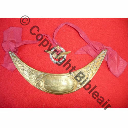 PLAQUE DE CASQUE SALAMON PIERRE SOLDAT DE LA GRANDE GUERRE BRENET NoB1496 Sc.09genie 508Eur11.10